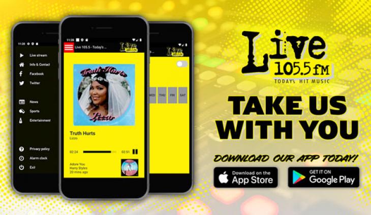 Download the Live 105.5 App