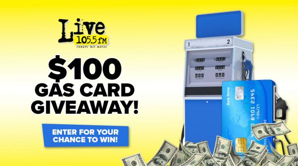 Promo 100GasCardGiveaway LIve1055