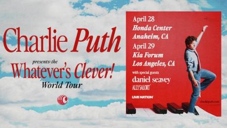 Charlie Puth: Whatever's Clever! World Tour